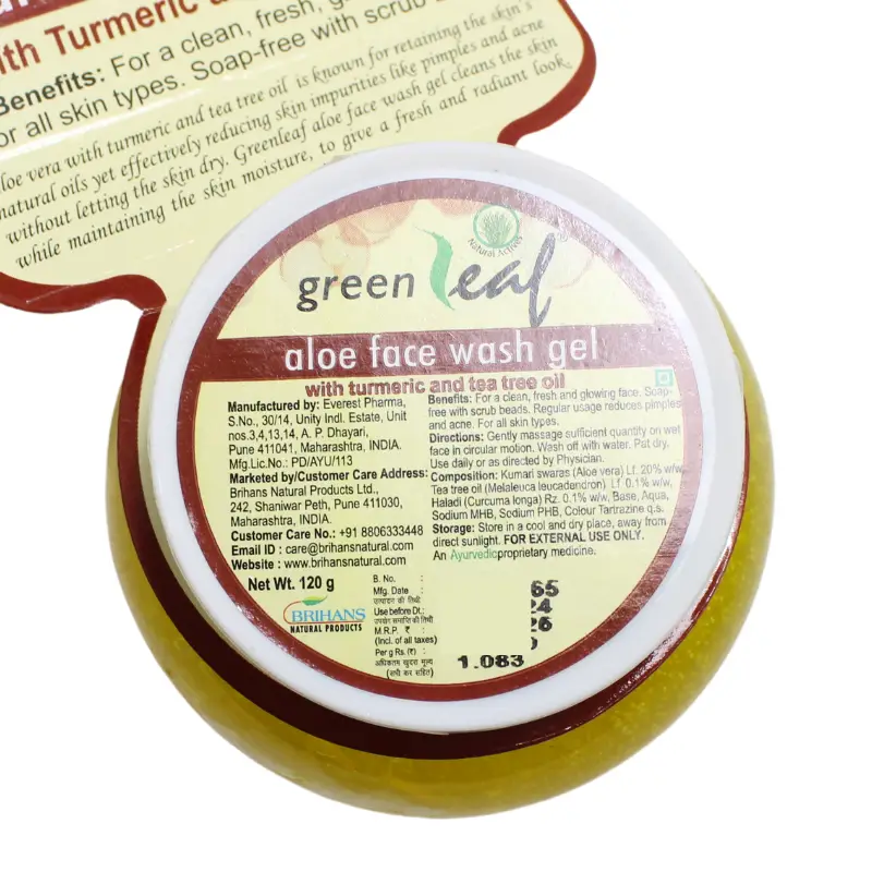 GREENLEAF FACE WASH GEL