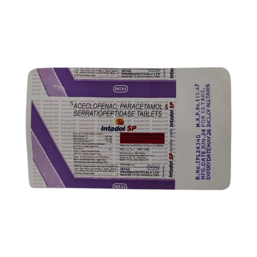 INTADOL MR TAB