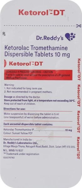 KETOLOCIL DT 15TABLETS