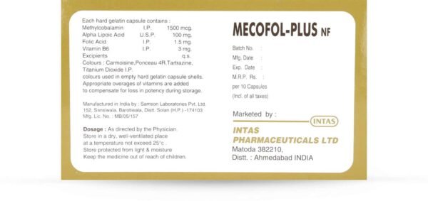 MECOFOL PLUS D3 CAP