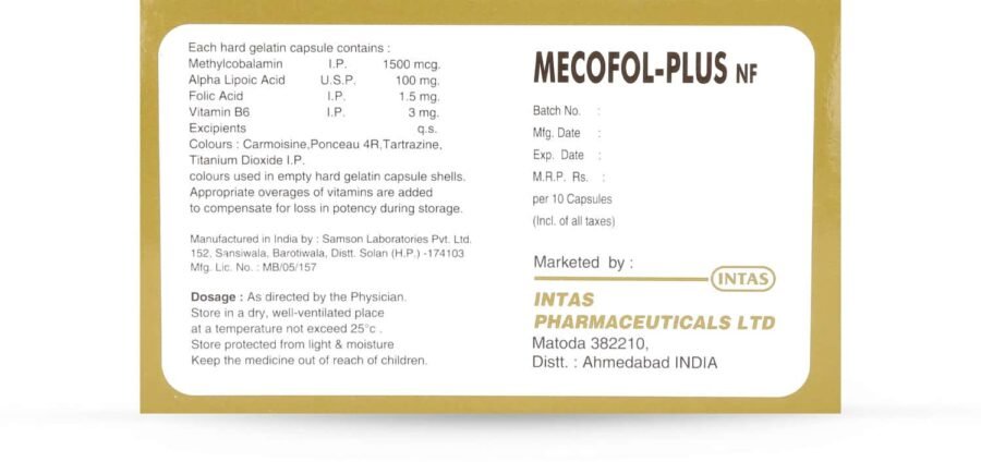 MECOFOL PLUS NF CAP