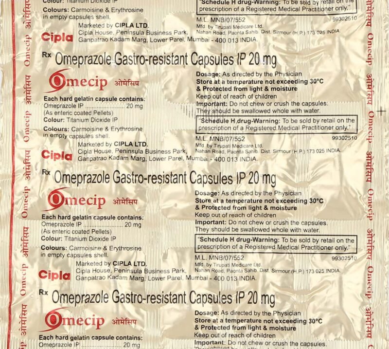 OMECIP 20 CAP