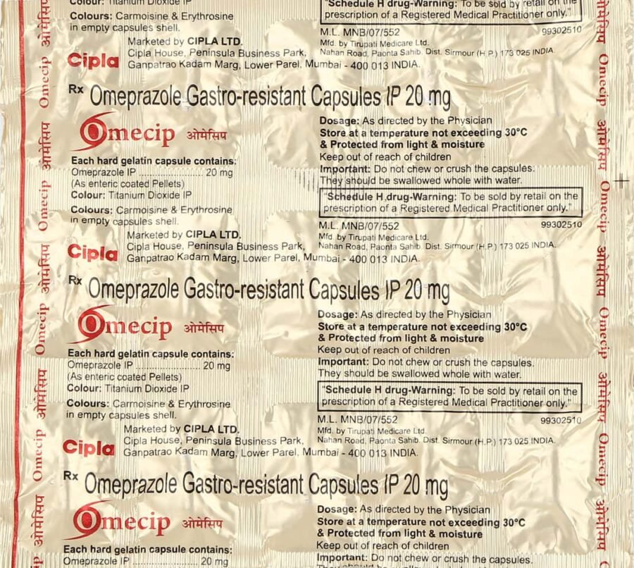 OMECIP 20 CAP