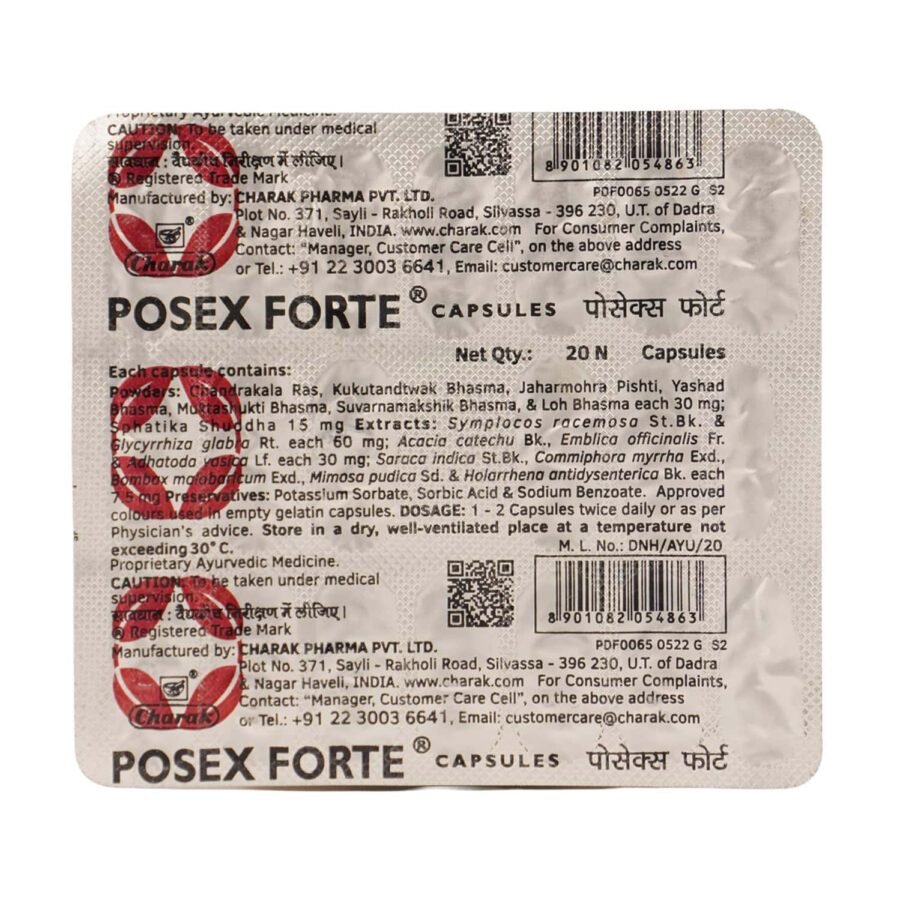 POSEX FORTE CAPSULES